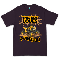 Plum Kids Atv Outfit 4 Wheeler Mudding Gift- Boys Four Wheeler Premium Tee - minhPixels