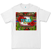 White texas chica with roses Premium Tee - Jasminsmagicworld