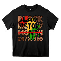 Black black history month Heavy Core Tee - LillyAllenDesigns