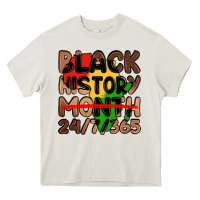 Cream black history month Heavy Core Tee - LillyAllenDesigns