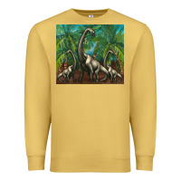 Antique Gold brachiosaurus Premium Sweatshirt - Artiststas