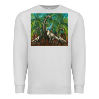 Dove Grey brachiosaurus Premium Sweatshirt - Artiststas