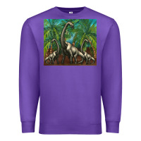 Purple brachiosaurus Premium Sweatshirt - Artiststas