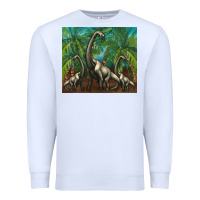 White brachiosaurus Premium Sweatshirt - Artiststas