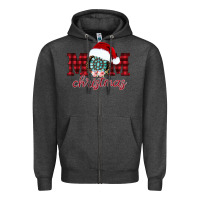 Charcoal Heather mom Christmas Zipper Hoodie - CowhideDigitalArt