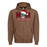 Chestnut mom Christmas Zipper Hoodie - CowhideDigitalArt