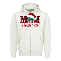 Mom Christmas Zipper Hoodie | Teevron