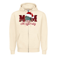 Sandshell mom Christmas Zipper Hoodie - CowhideDigitalArt