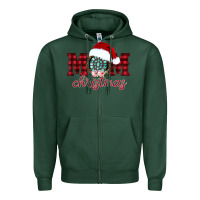 Sports Green mom Christmas Zipper Hoodie - CowhideDigitalArt