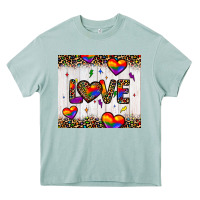 Love Hearts Pride Tumbler Heavy Core Tee | Teevron
