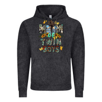 Vintage Black mom of twin boys mother's day Vintage Hoodie - CowGirlArtShop