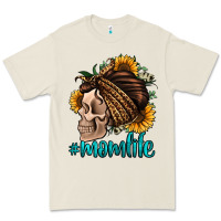 Bone momlife skull with bandana Premium Tee - Jasminsmagicworld