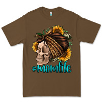 Cacao momlife skull with bandana Premium Tee - Jasminsmagicworld