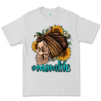Momlife Skull With Bandana Premium Tee | Teevron