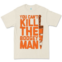 Bone oogeyman halloween horror distressed quote orange Premium Tee - minhPixels