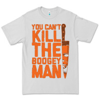 Dove Grey oogeyman halloween horror distressed quote orange Premium Tee - minhPixels