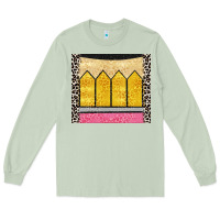Matcha glitter pencil Long Sleeve Tee - CowGirlArtShop