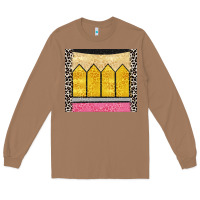Toasted Coconut glitter pencil Long Sleeve Tee - CowGirlArtShop