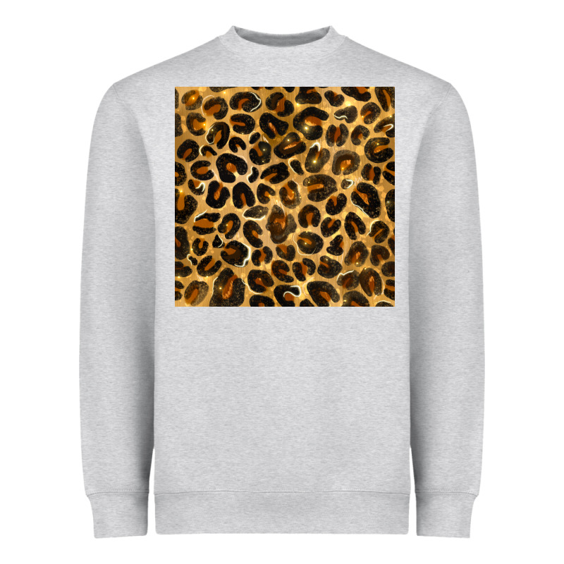 Leopard Seamless Pattern Heavyweight Sweatshirt by BundleAndBundleShop | Teevron
