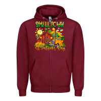 Burgundy small town st patricks day Zipper Hoodie - CowhideDigitalArt