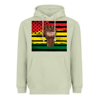 Matcha Juneteenth American flag Heavyweight Hoodie - Artiststas