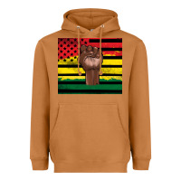 Meerkat Juneteenth American flag Heavyweight Hoodie - Artiststas
