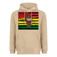 Mushroom Juneteenth American flag Heavyweight Hoodie - Artiststas
