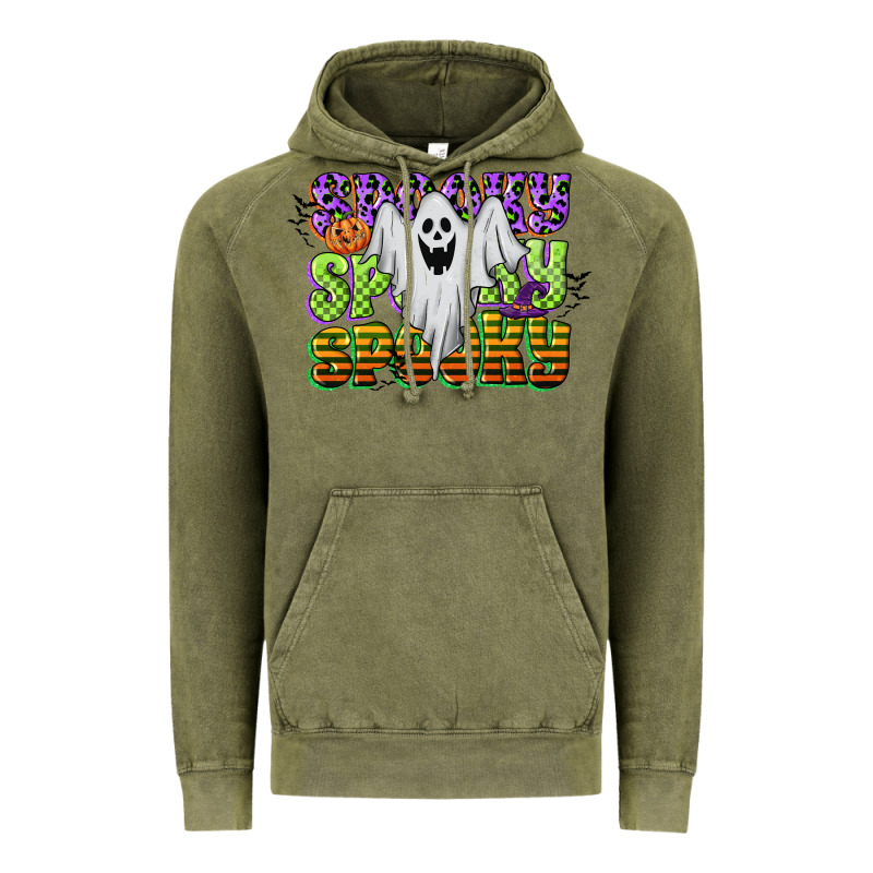 Spooky Spooky Spooky Vintage Hoodie by CowGirlArtShop | Teevron