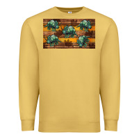 Antique Gold dinosaur triceratops sippy cup Premium Sweatshirt - Artiststas