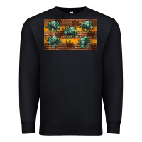 Black dinosaur triceratops sippy cup Premium Sweatshirt - Artiststas