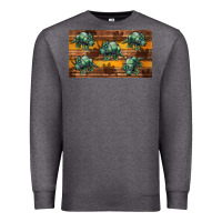 Charcoal Heather dinosaur triceratops sippy cup Premium Sweatshirt - Artiststas