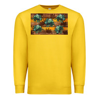 Dinosaur Triceratops Sippy Cup Premium Sweatshirt | Teevron