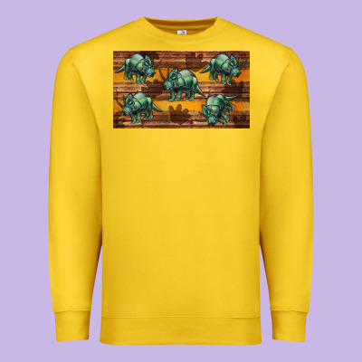 Dinosaur Triceratops Sippy Cup Premium Sweatshirt Designed By Artiststas