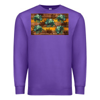 Purple dinosaur triceratops sippy cup Premium Sweatshirt - Artiststas