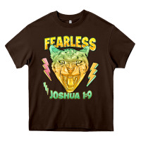 Chocolate Brown fearless joshua 1 9 cheetah Heavy Core Tee - LillyAllenDesigns