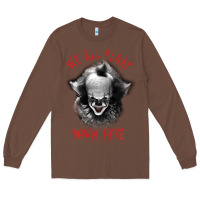 Chestnut It Movie Pennywise We All Float Down Here Long Sleeve Tee - minhPixels