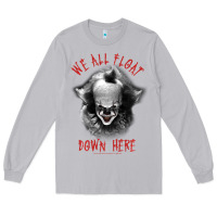 Moon Dust It Movie Pennywise We All Float Down Here Long Sleeve Tee - minhPixels