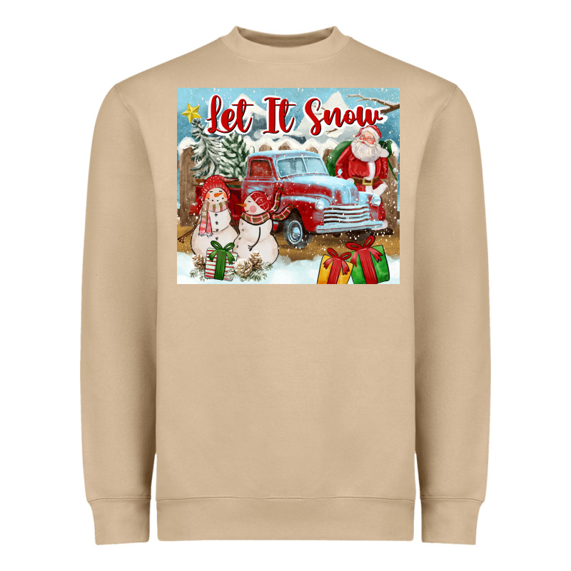 Let It Snow Tumbler Heavyweight Sweatshirt by FaDigitalArtStudio | Teevron