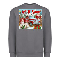 Storm Let It Snow Tumbler Heavyweight Sweatshirt - FaDigitalArtStudio
