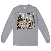 Heather Grey no background soccer dad Long Sleeve Tee - Jasminsmagicworld
