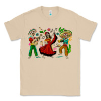Mushroom Mexican Skeletons Classic Tee - texasbilliewilder