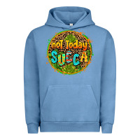 Pigment Pebble Blue not today succa Urban Hoodie - AdoDesignShop