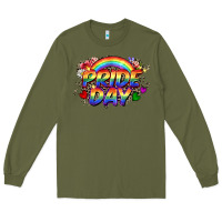 Army Green Pride day Long Sleeve Tee - CowGirlArtShop