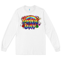White Pride day Long Sleeve Tee - CowGirlArtShop