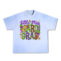 Grape Ice Little miss Mardi Gras Urban Heavy Tee - HowdyJamesFarm