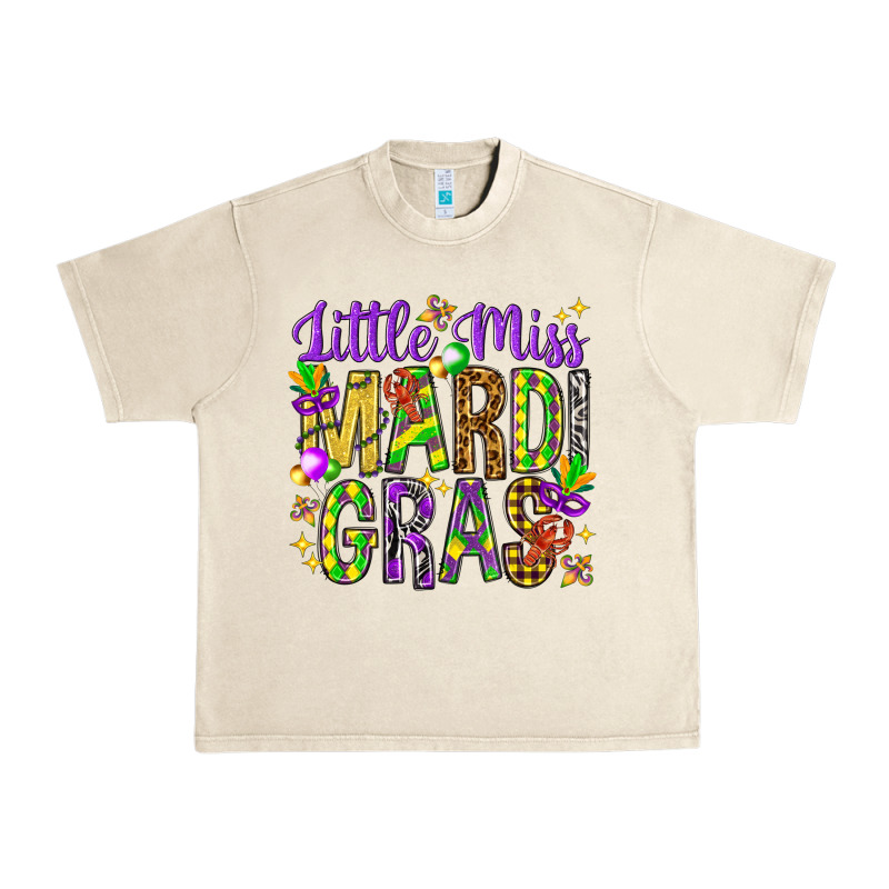Little Miss Mardi Gras Urban Heavy Tee by HowdyJamesFarm | Teevron