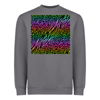 Storm neon glitter safari seamless pattern Heavyweight Sweatshirt - BundleAndBundleShop