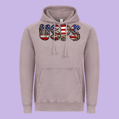 Usps 4th Of July Vintage Hoodie Designed By Cowgirlartshop