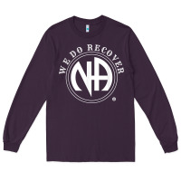 Plum We Do Recover Narcotics Anonymous Men Women Gift Long Sleeve Tee - minhPixels
