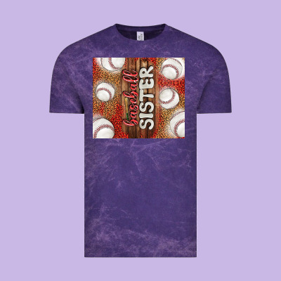 Baseball Sister Vintage Tee Designed By Tumblerdesignbyshophia